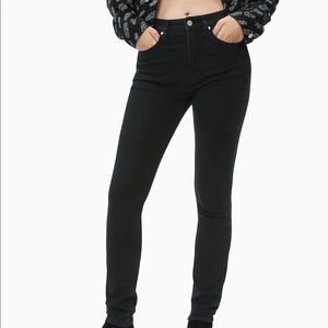 Calvin Klein Super Dark Black Denim Skinny Jeans